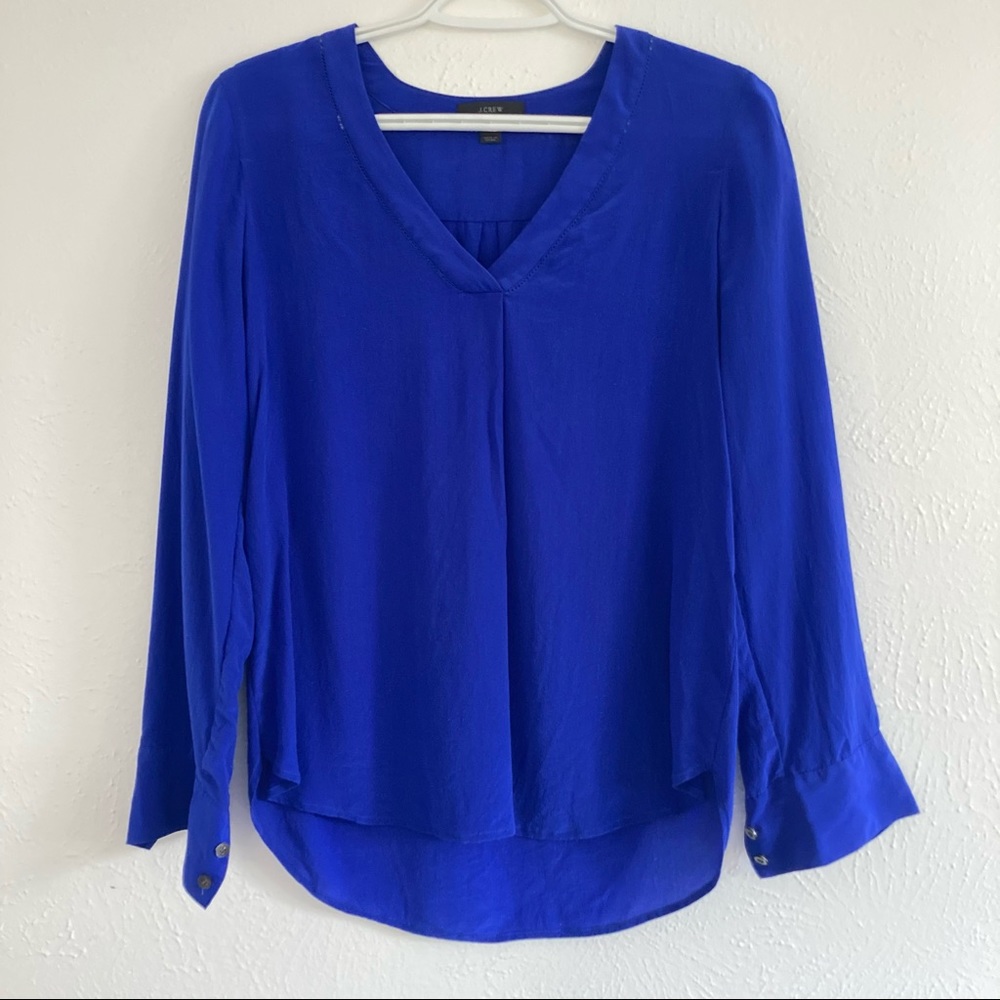 Lot of 2 J Crew silk Blouse size 2